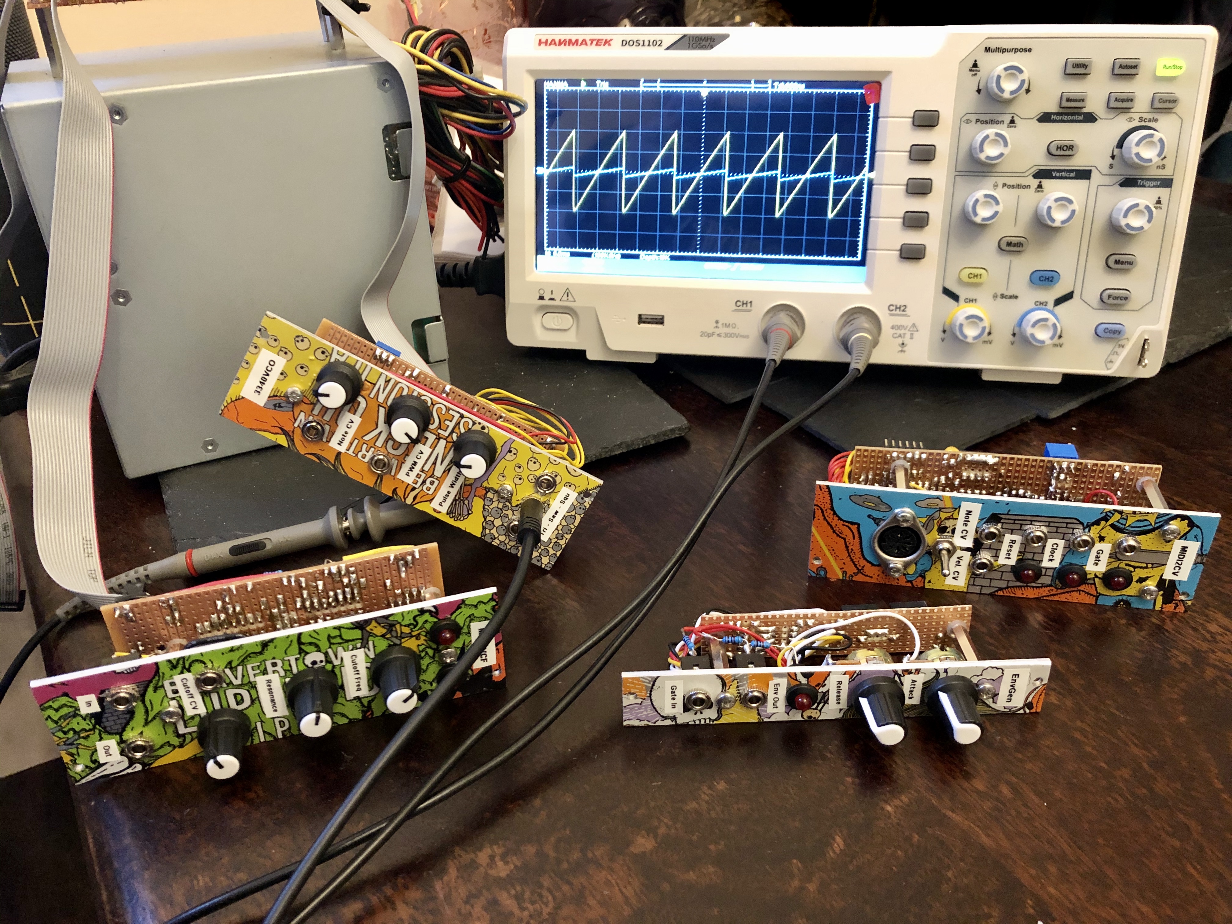 VCO on the bench test
